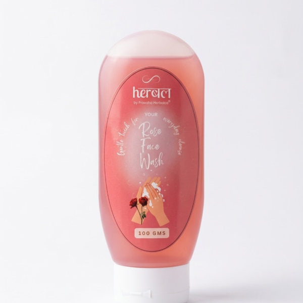 Rose Face Wash | Sulphate-Free Gentle Cleanser for Sensitive, Soothed Skin