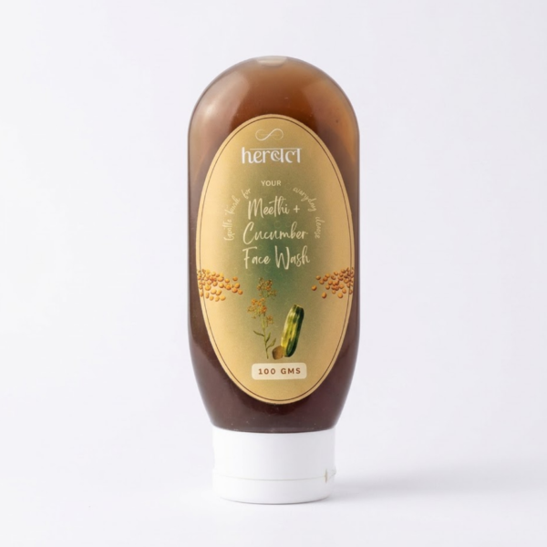 Methi + Cucumber Face Wash | Sulphate-Free Cooling Cleanser for Tired, Stressed Skin
