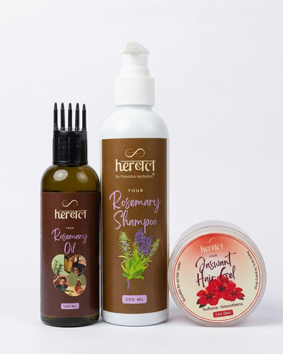 Anti Hairfall Combo | Complete Herbal Hair Care Routine for Stronger, Healthier Hair