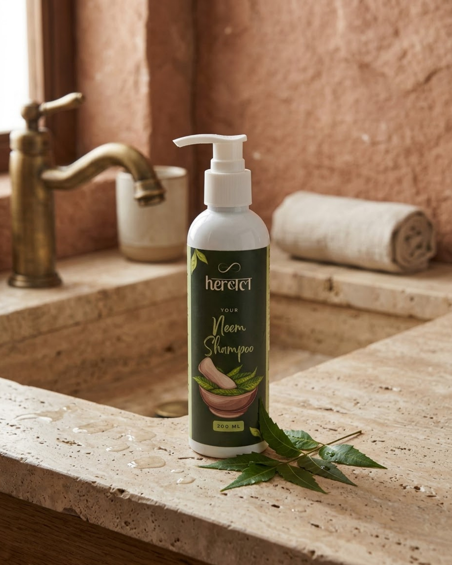 Neem Shampoo | Anti-Dandruff Herbal Shampoo for a Clean, Balanced Scalp - Image 3