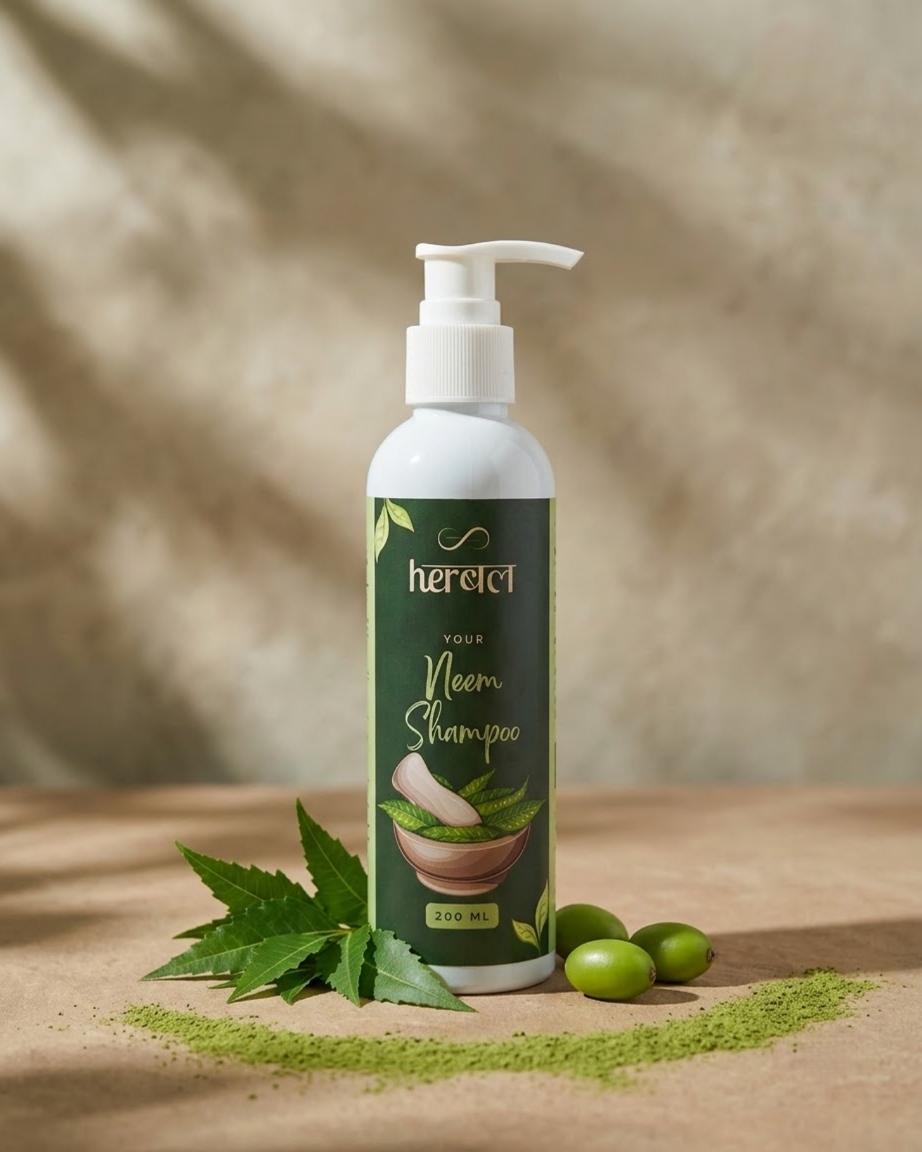 Neem Shampoo | Anti-Dandruff Herbal Shampoo for a Clean, Balanced Scalp - Image 2