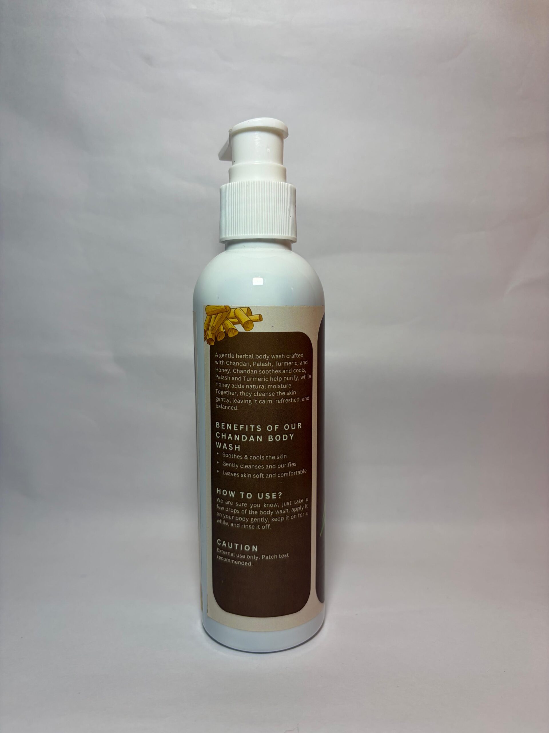 Chandan (Sandalwood) Body Wash | Calming Herbal Cleanse for Soft, Balanced Skin - Image 2