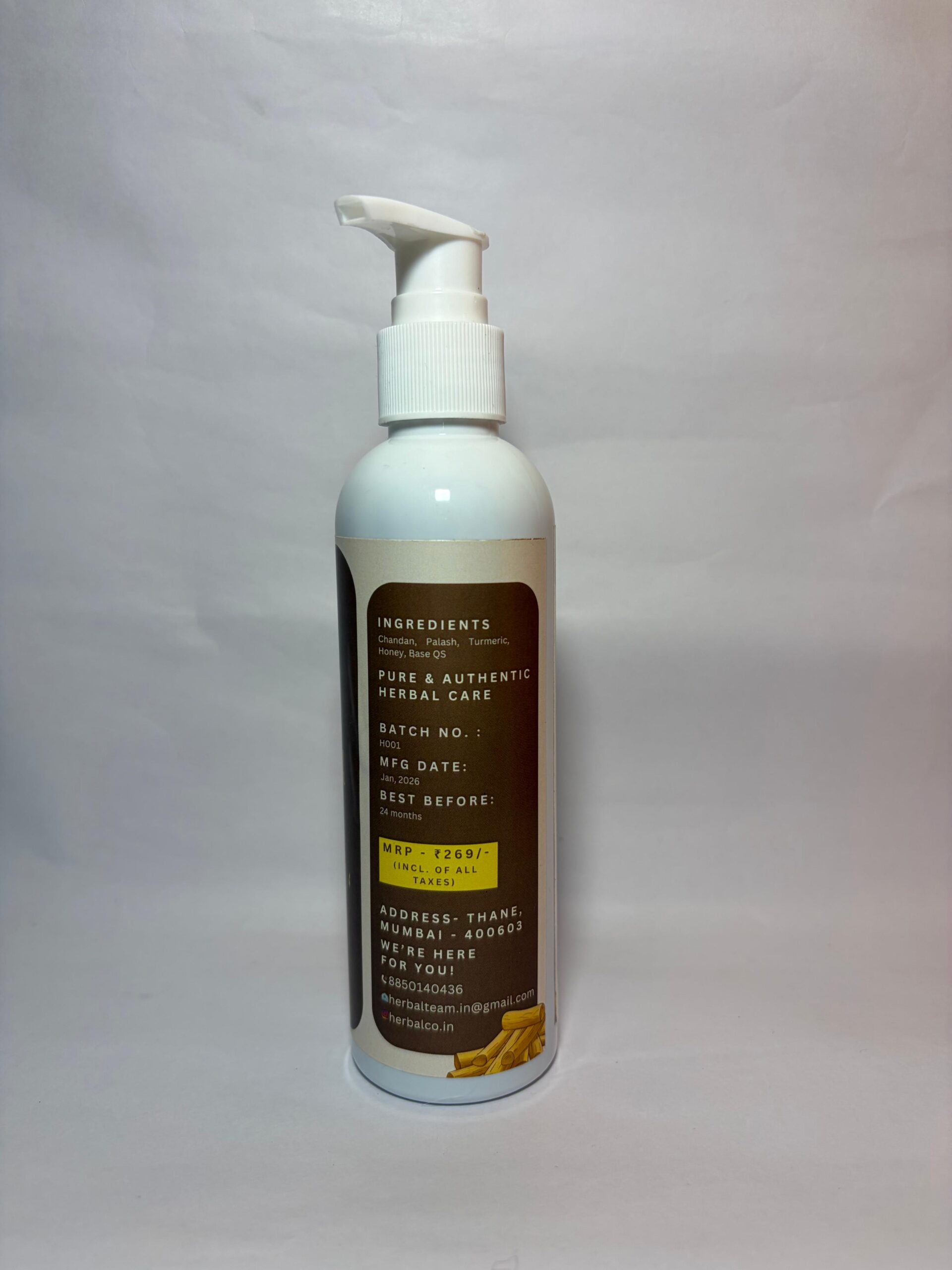 Chandan (Sandalwood) Body Wash | Calming Herbal Cleanse for Soft, Balanced Skin - Image 3