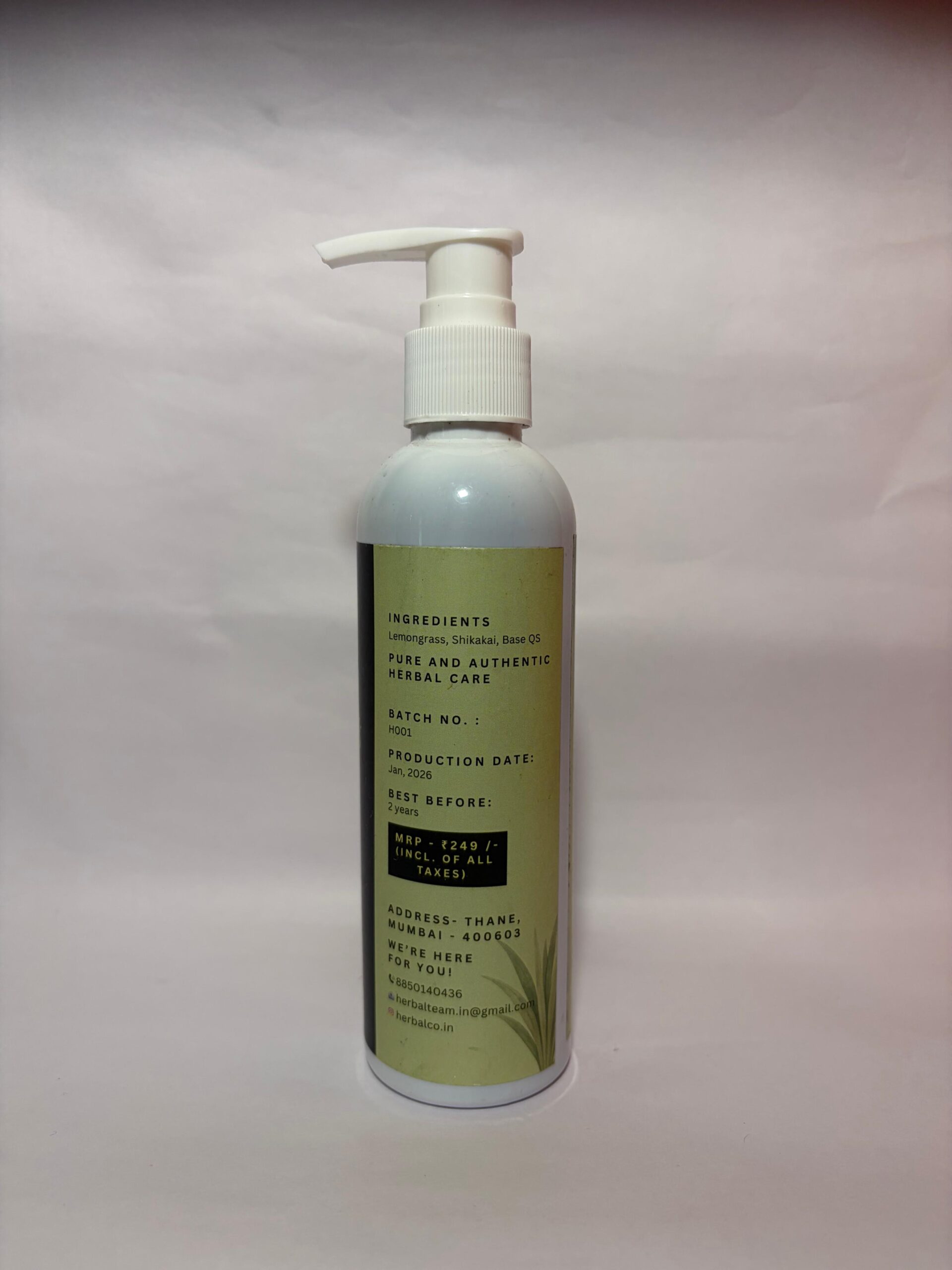 Lemongrass Shampoo | Sulphate-Free Purifying Shampoo for Oily Scalp & Buildup - Image 2