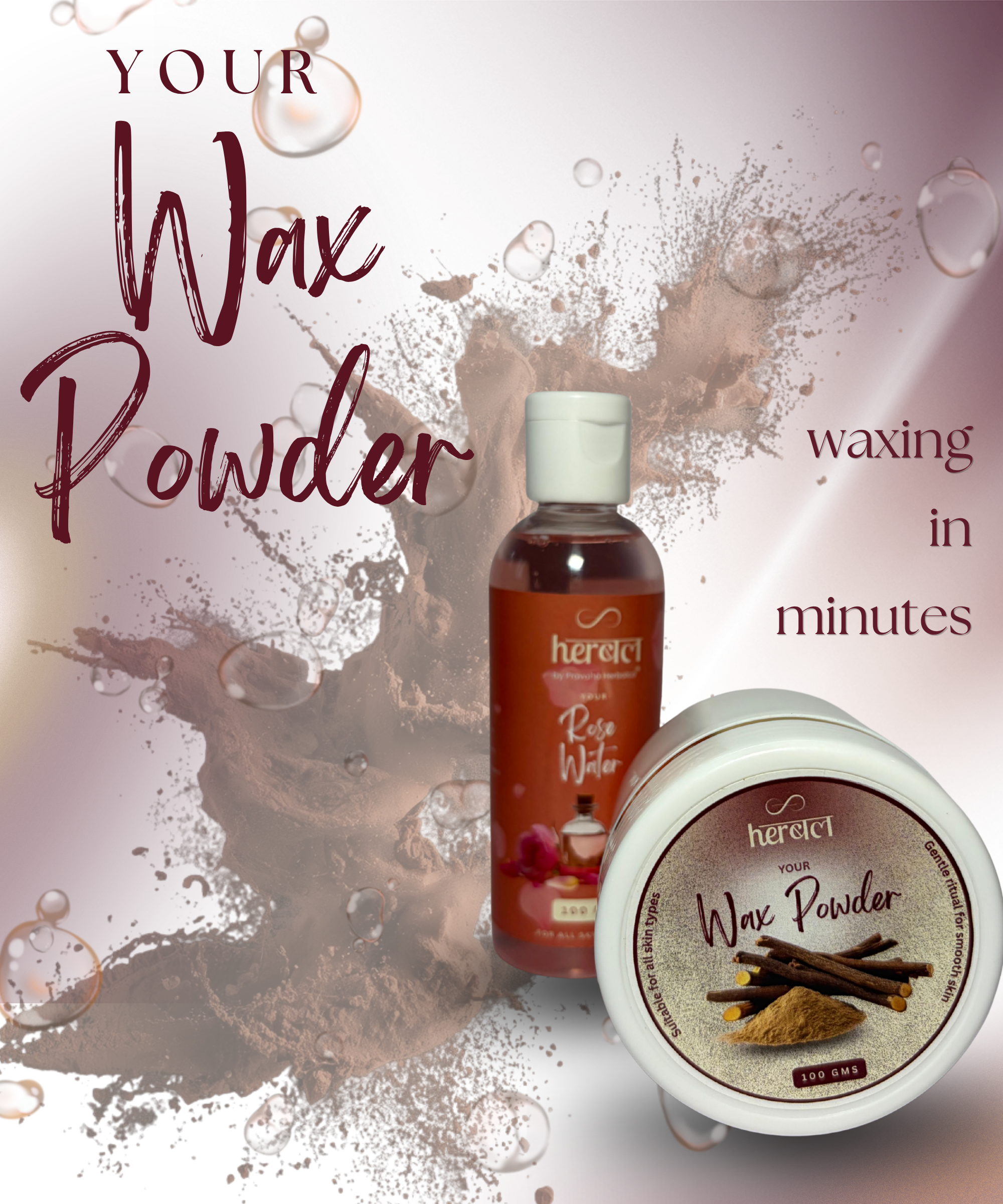 Wax Powder Full Package | Gentle Hair Removal Powder for Smooth, Cared-For Skin - Image 3