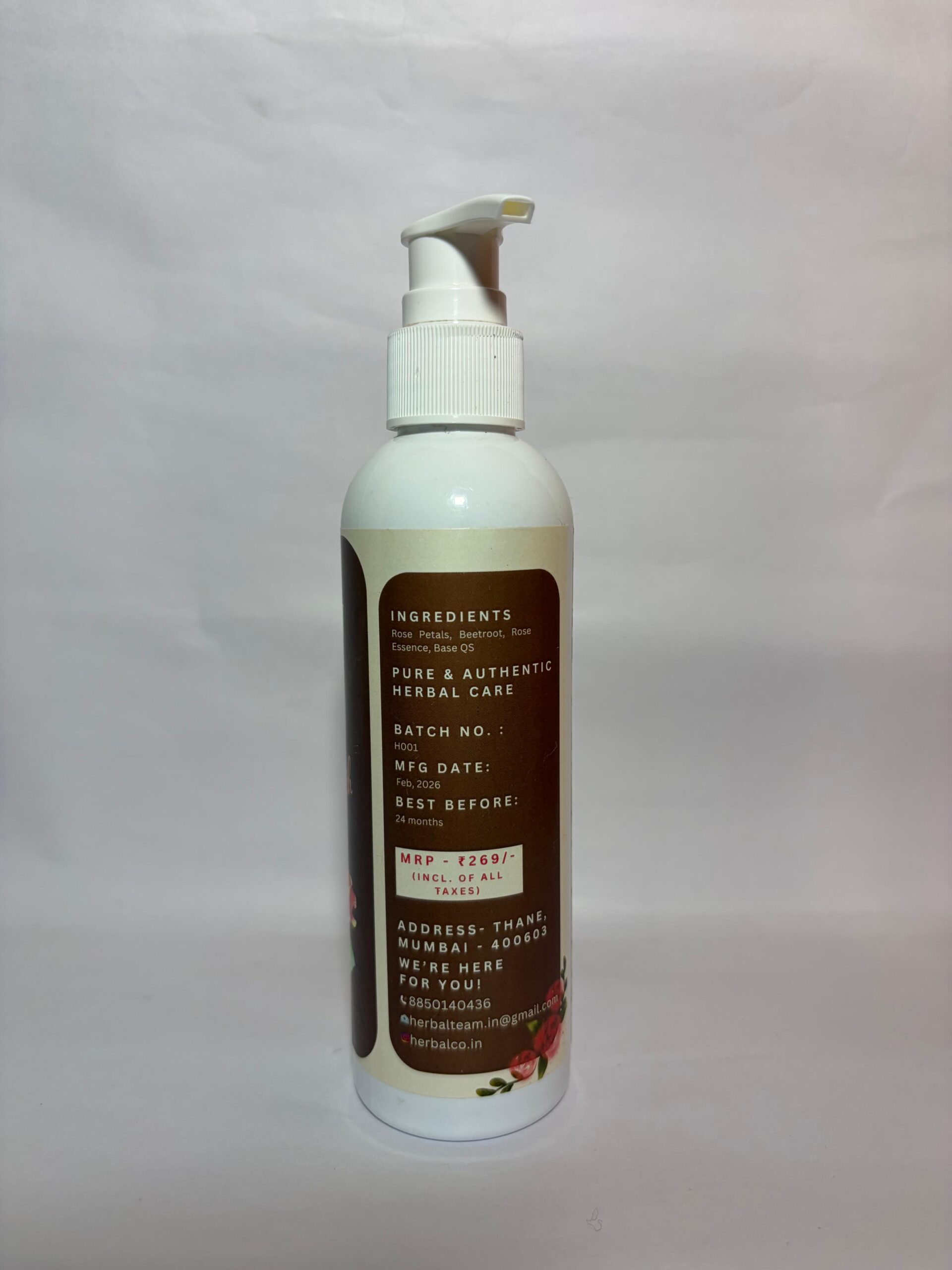 Rose Body Wash | Hydrating Herbal Cleanse for Soft, Glowing Skin - Image 2