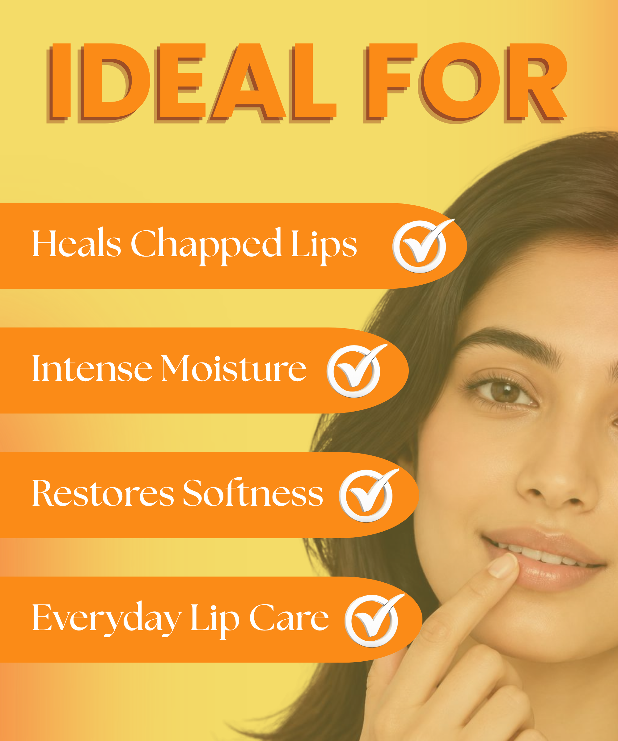 Kesar (Saffron) Lip Balm | Rich Nourishing Balm for Soft, Supple Lips - Image 5