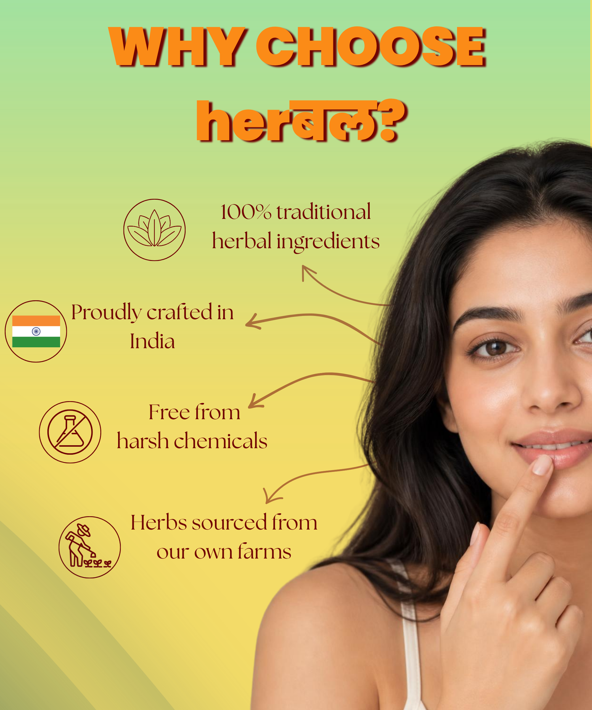 Kesar (Saffron) Lip Balm | Rich Nourishing Balm for Soft, Supple Lips - Image 6