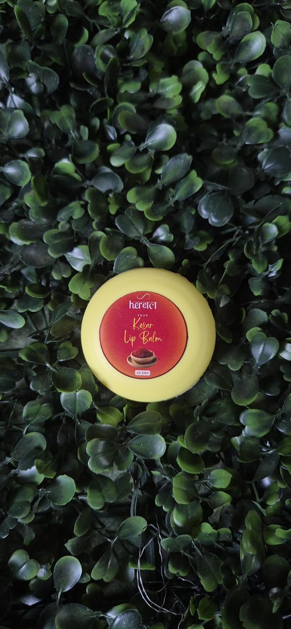 Kesar (Saffron) Lip Balm | Rich Nourishing Balm for Soft, Supple Lips