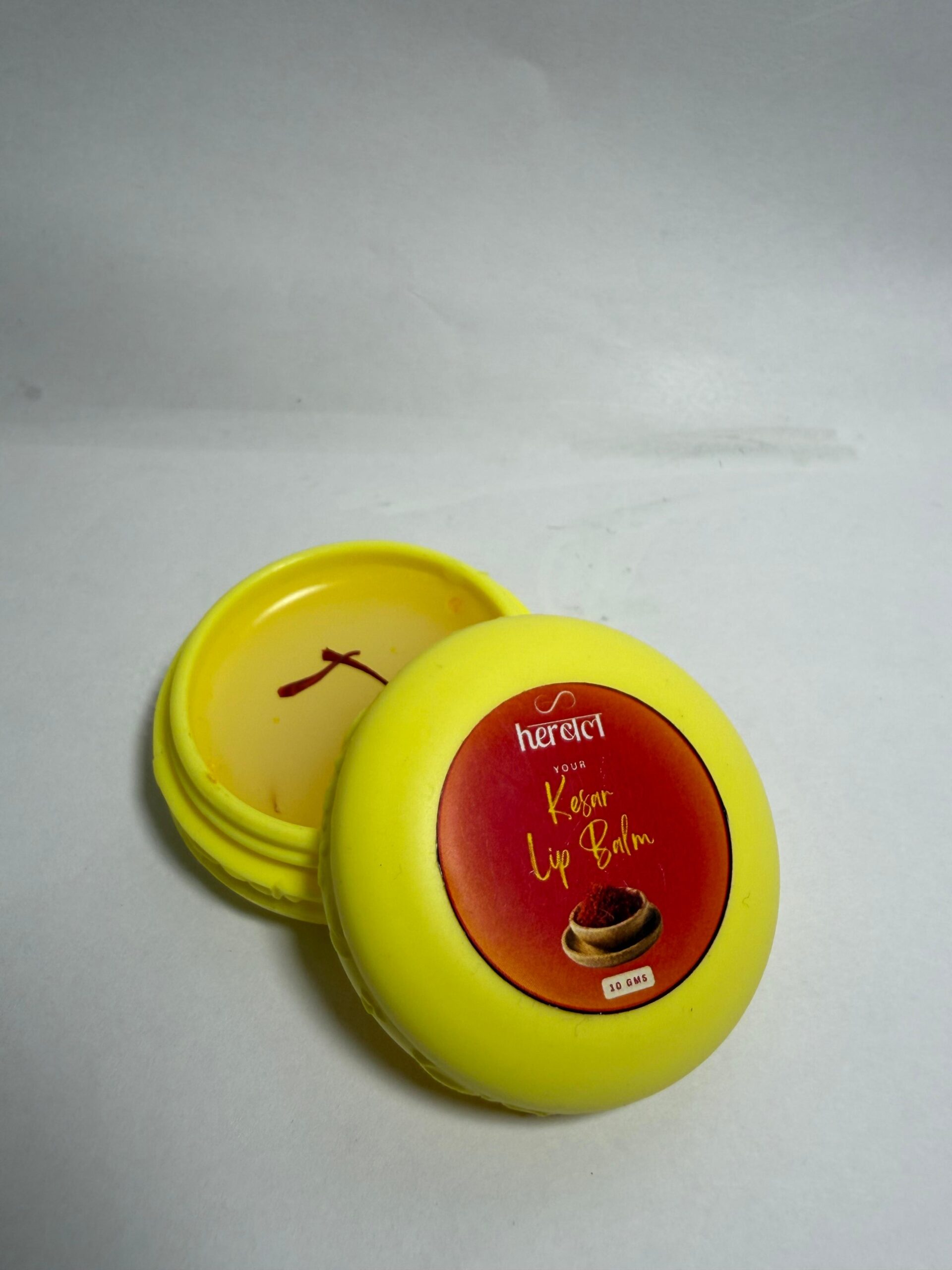 Kesar (Saffron) Lip Balm | Rich Nourishing Balm for Soft, Supple Lips - Image 2