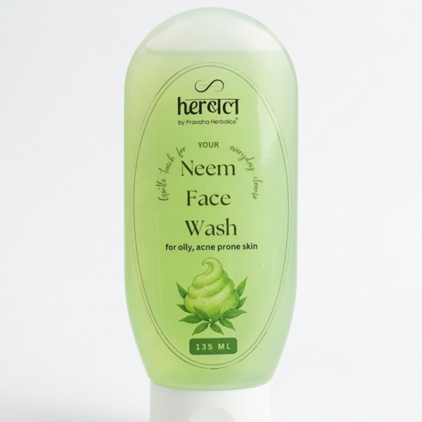 Neem Face Wash | Sulphate-Free Acne-Control Cleanser for Oily, Breakout-Prone Skin