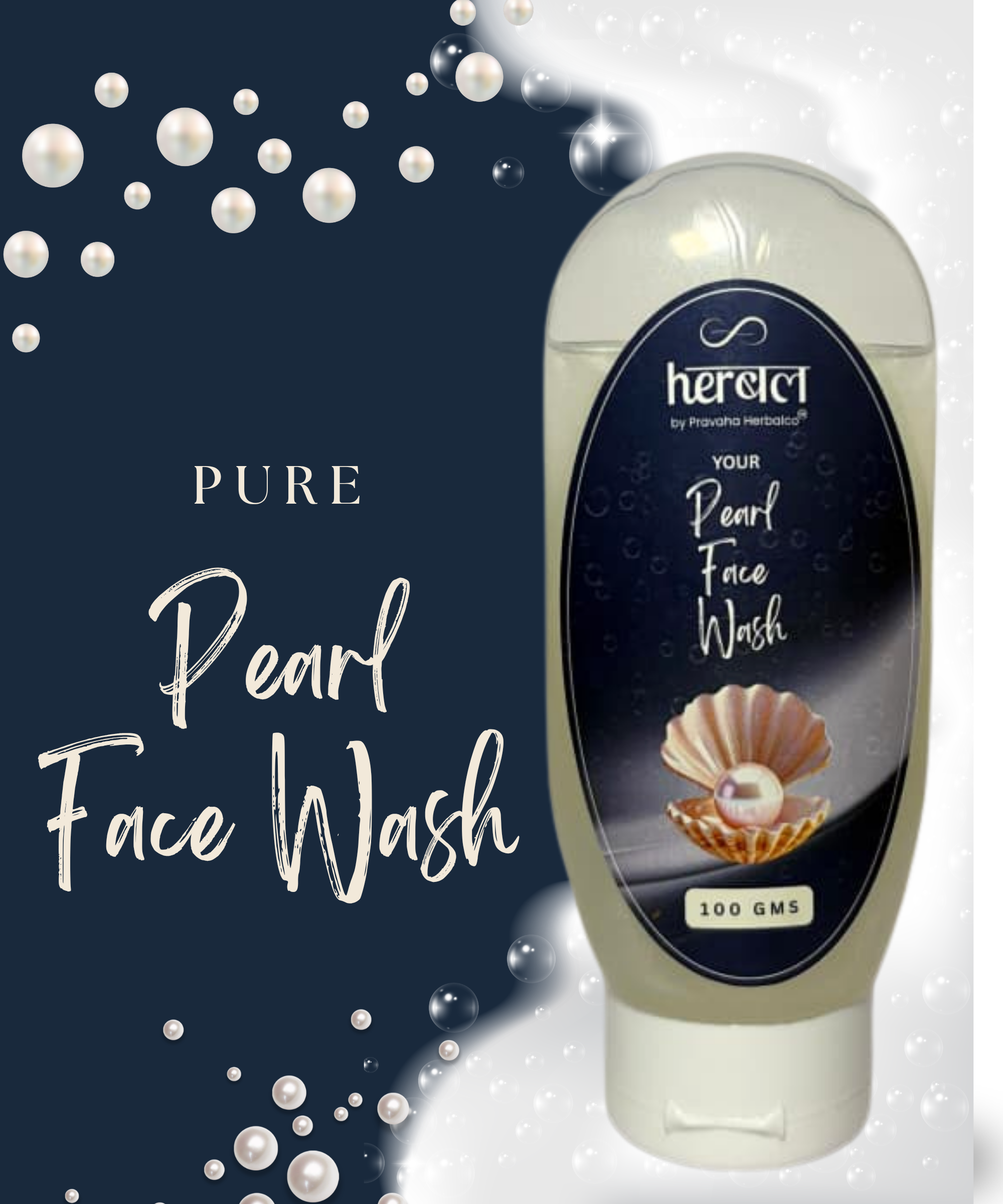 Pearl Face Wash | Brightening Herbal Cleanser for Radiant, Glowing Skin - Image 3