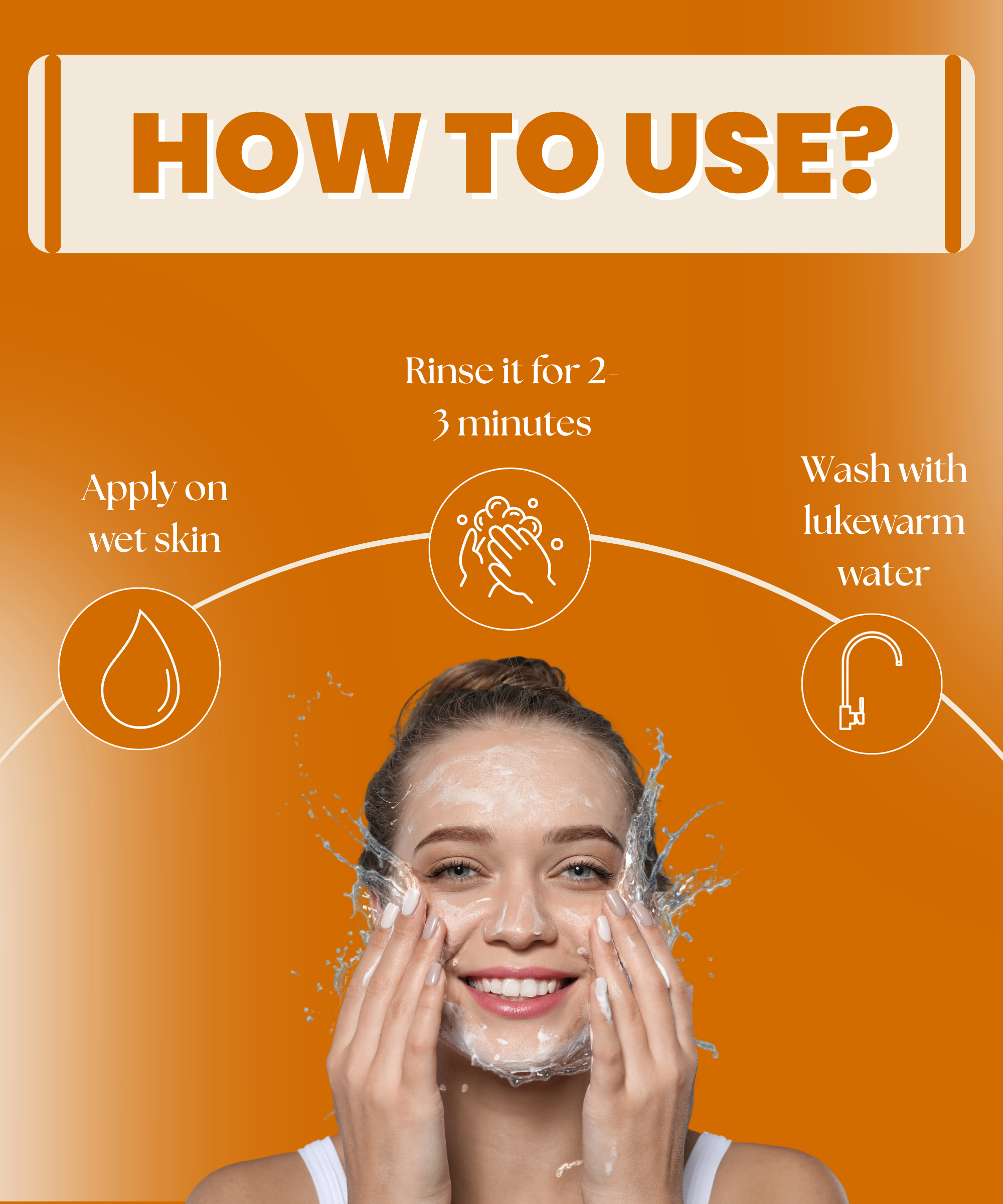 Orange Peel Face Wash | Sulphate-Free Brightening Cleanser for Natural Glow - Image 8