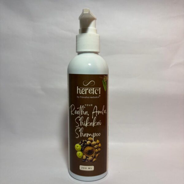 Reetha Amla Shikakai Shampoo | Nourishing Herbal Shampoo for Strong, Voluminous Hair