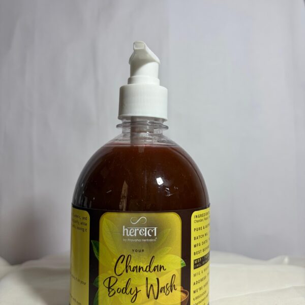Chandan Body Wash 500ml | Soothing Sandalwood Body Cleanser