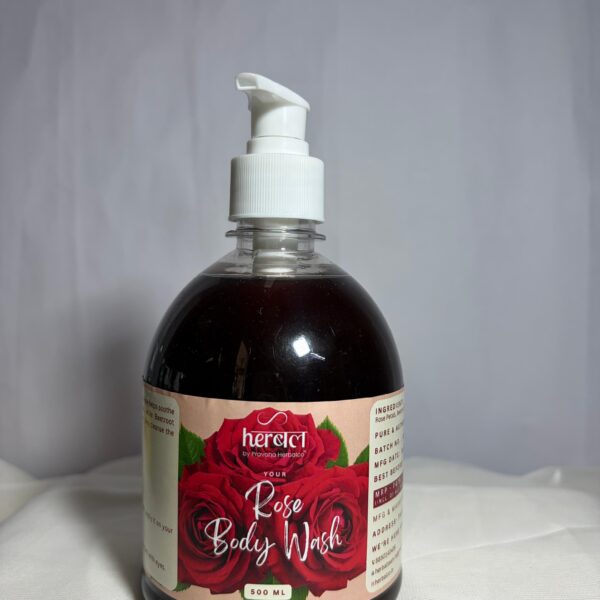 Rose Body Wash 500ml | Hydrating & Refreshing Body Cleanser