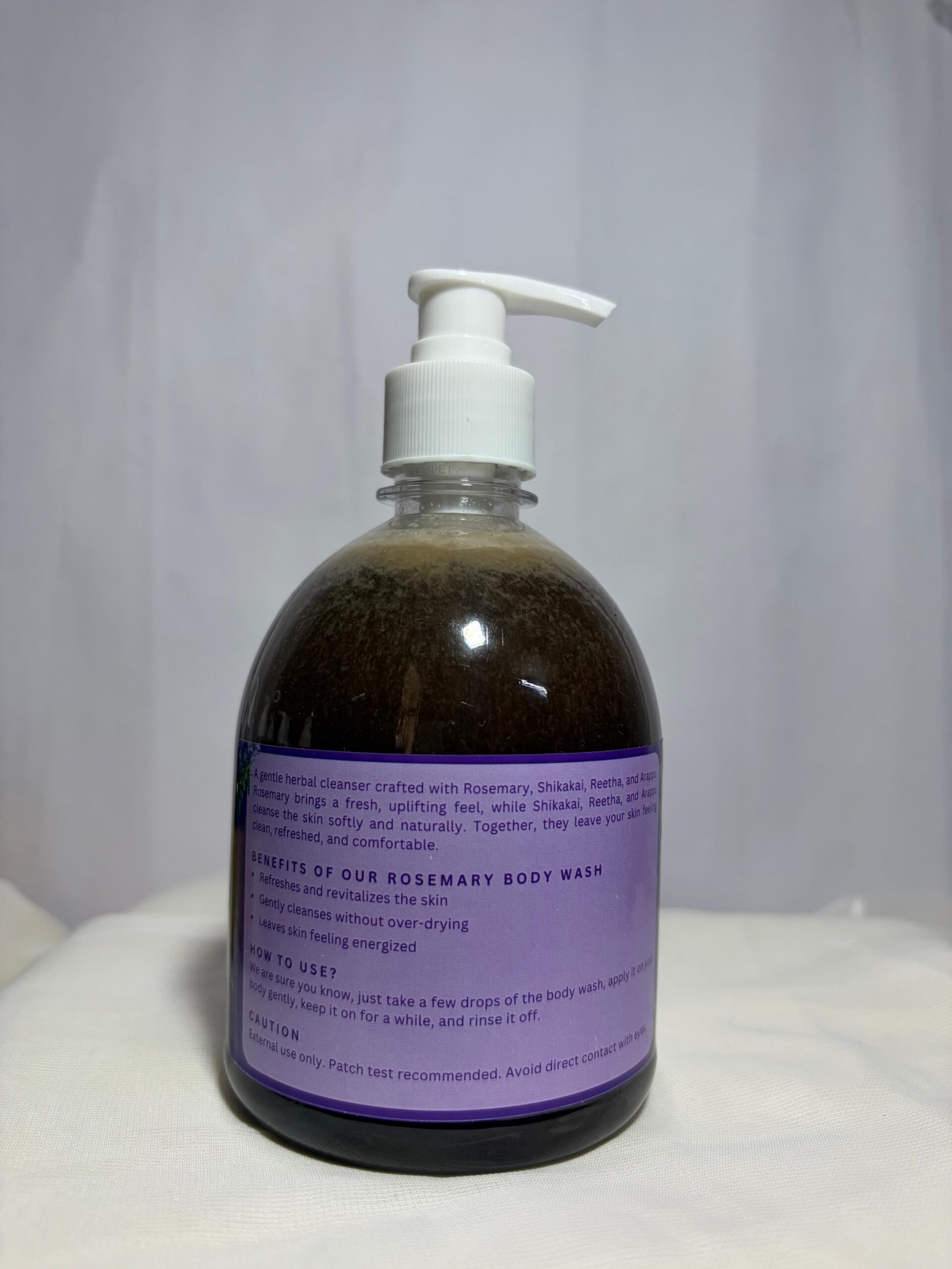 Rosemary Body Wash 500ml | Refreshing & Revitalizing Herbal Body Wash - Image 3