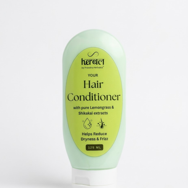 Shikakai & Lemongrass Natural Hair Conditioner for Strong, Shiny Hair